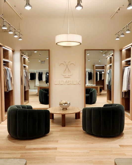 A Beacon of Sustainable Luxury in NYC: LILYSILK's First Concept Store Opens Its Doors